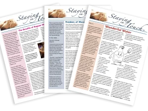 Staying in Touch Newsletter Sample Image